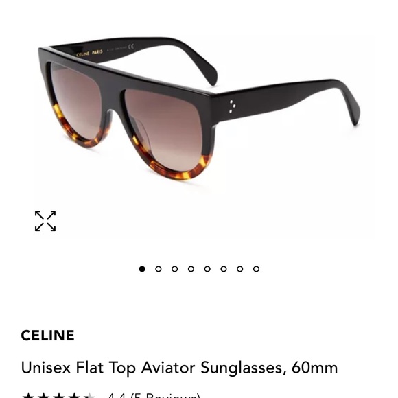 Celine Flat Top Aviator Sunglasses - Picture 9 of 9